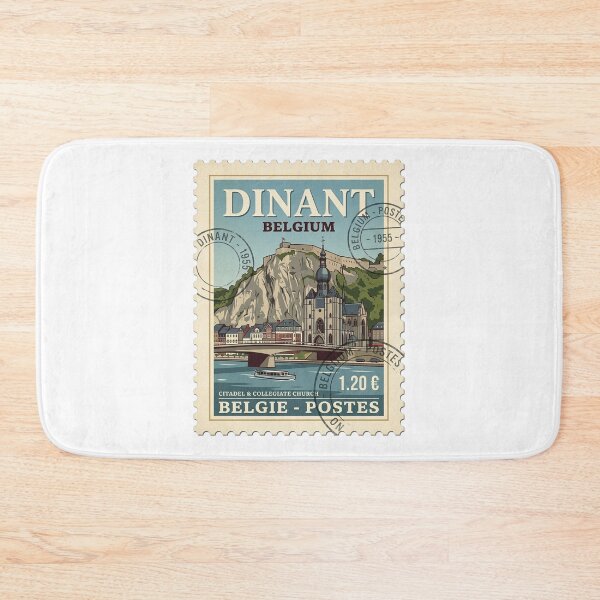 Item preview, Dinant Belgium Travel Stamp Citadel Collegiate Church designed and sold by k3rstman1.