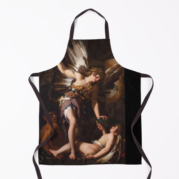 Item preview, Winged Divine Love Triumphant Over Earthly Cupid designed and sold by artofuniverse.