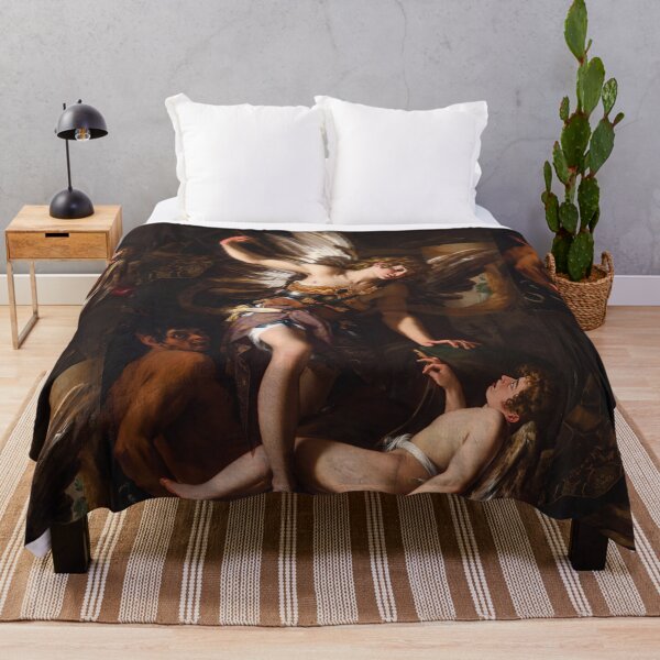 Item preview, Winged Divine Love Triumphant Over Earthly Cupid designed and sold by artofuniverse.