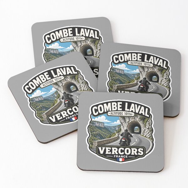 Item preview, Combe Laval Vercors France Motorcycle Sticker TShirt 02 designed and sold by OuterShellUK.