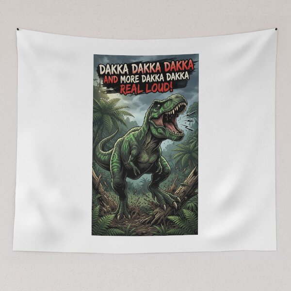 Item preview, Ork Waaagh T-Rex Dinosaur Classic T-Shirt designed and sold by pawsome purrfect.