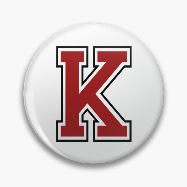 Item preview, Vintage Sixties Varsity College “K” Red Letter font sticker Vespa lambretta scooter Mods designed and sold by Kludoman.