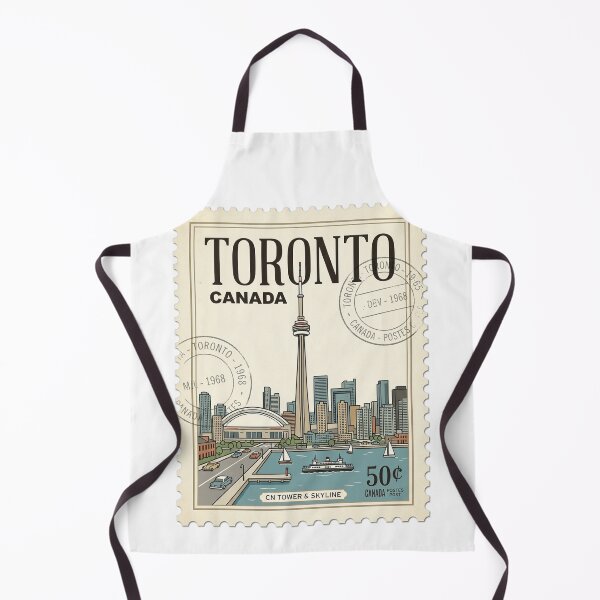 Item preview, Vintage Toronto Skyline Canada Travel Stamp designed and sold by k3rstman1.