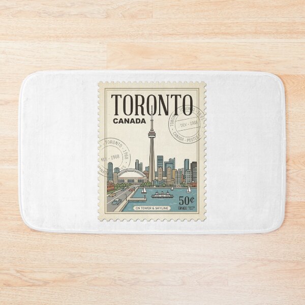 Item preview, Vintage Toronto Skyline Canada Travel Stamp designed and sold by k3rstman1.