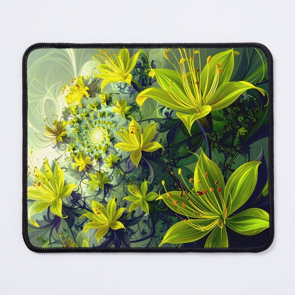 Item preview, Spider Lily Fractal Flowers designed and sold by Vicky Brago-Mitchell®.