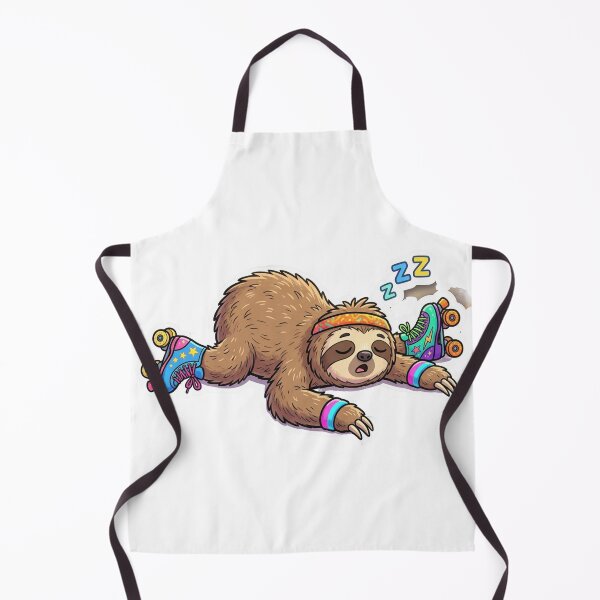 Item preview, Funny Sloth Meme | Roller Skating Animal | 80s Retro | Gift for Lazy Friend designed and sold by YNAMREG.