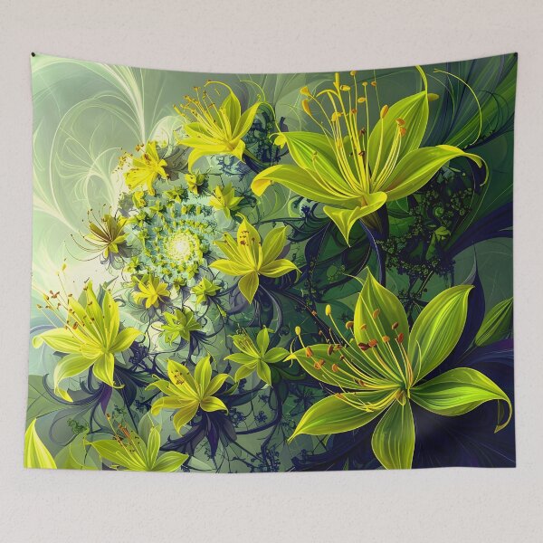 Item preview, Spider Lily Fractal Flowers designed and sold by Vicky Brago-Mitchell®.