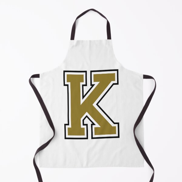 Item preview, Vintage Sixties Varsity College “K” gold Letter font sticker Vespa lambretta scooter Mods designed and sold by Kludoman.