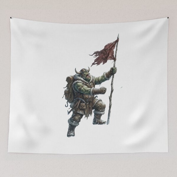 Item preview, Ork Waaagh Mountain Peak Explorer Classic T-Shirt designed and sold by pawsome purrfect.