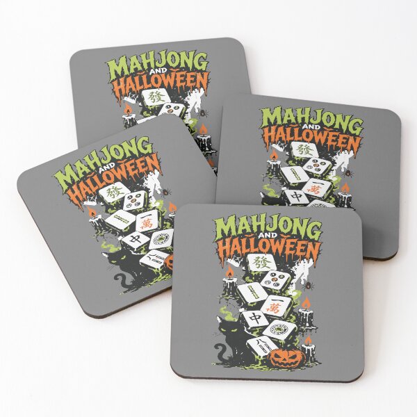 Item preview, Mahjong halloween Club Retro Tile Game Design designed and sold by JansenGS.