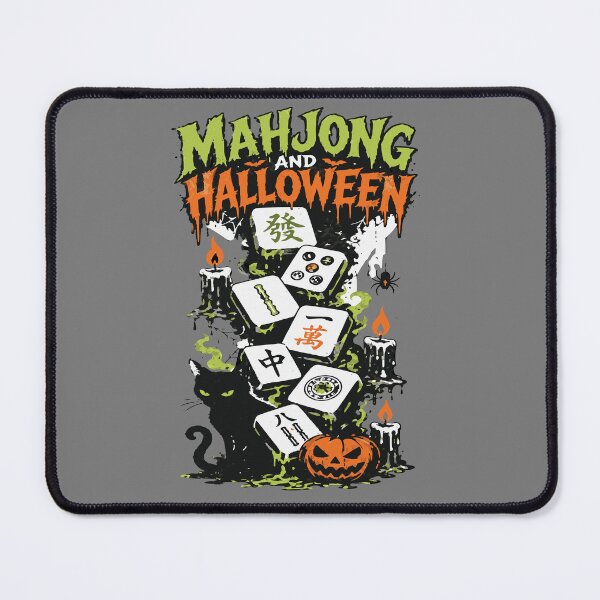 Item preview, Mahjong halloween Club Retro Tile Game Design designed and sold by JansenGS.