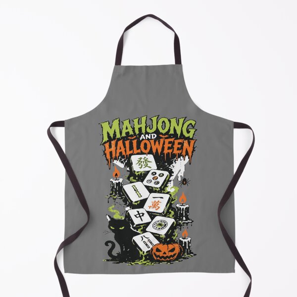 Item preview, Mahjong halloween Club Retro Tile Game Design designed and sold by JansenGS.