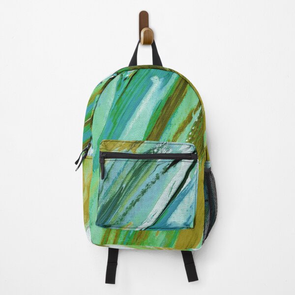 Item preview, Seafoam Green, Aqua And Mustard Trendy Abstract Art designed and sold by DEC02.