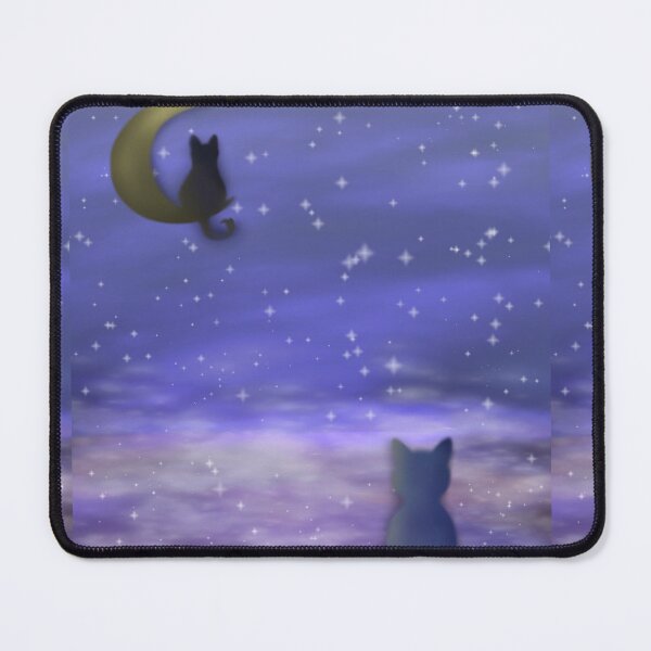 Item preview, Cat in the night designed and sold by ployza.