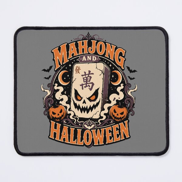 Item preview, Mahjong halloween Club Retro Tile Game Design designed and sold by JansenGS.