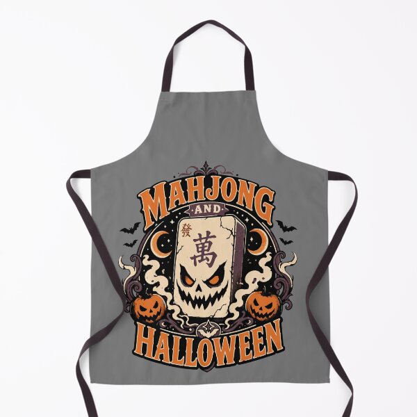 Item preview, Mahjong halloween Club Retro Tile Game Design designed and sold by JansenGS.