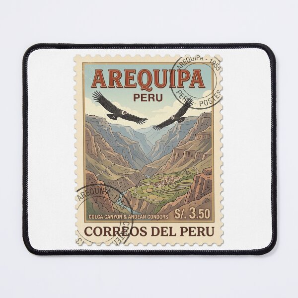 Item preview, Arequipa Peru Colca Canyon Condors Travel Stamp designed and sold by k3rstman1.