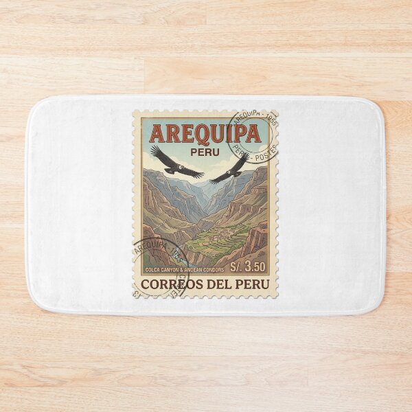 Item preview, Arequipa Peru Colca Canyon Condors Travel Stamp designed and sold by k3rstman1.