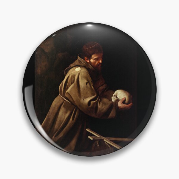 Item preview, Saint Francis in Meditation With Skull designed and sold by artofuniverse.