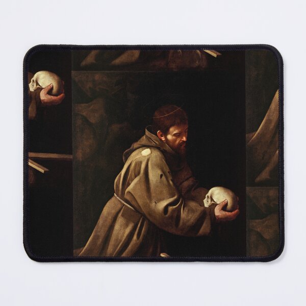 Item preview, Saint Francis in Meditation With Skull designed and sold by artofuniverse.