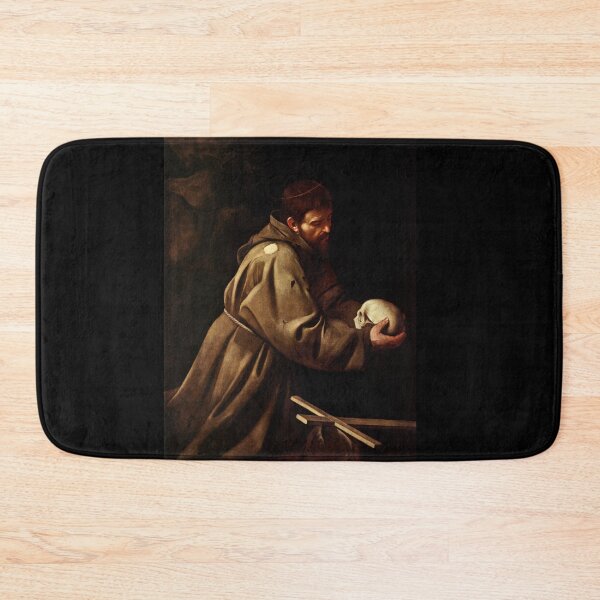 Item preview, Saint Francis in Meditation With Skull designed and sold by artofuniverse.