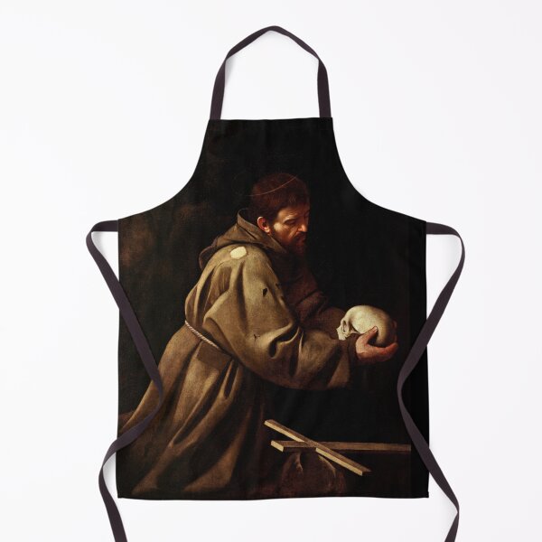 Item preview, Saint Francis in Meditation With Skull designed and sold by artofuniverse.