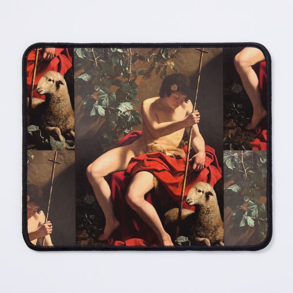 Item preview, Young Saint John the Baptist with Lamb designed and sold by artofuniverse.