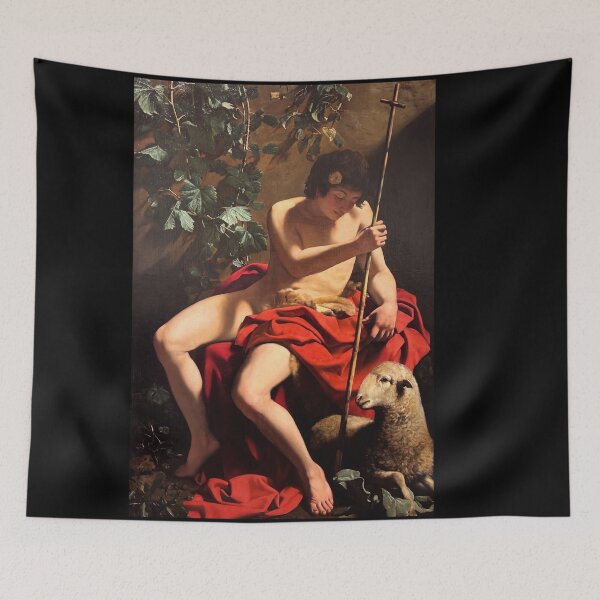 Item preview, Young Saint John the Baptist with Lamb designed and sold by artofuniverse.