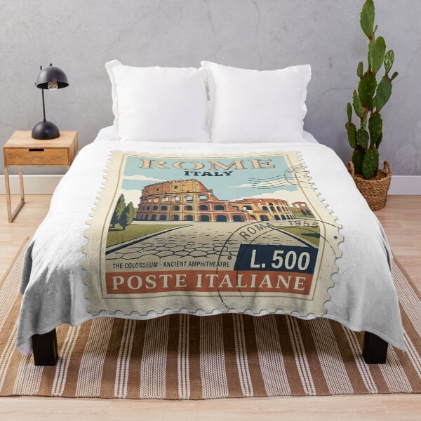 Item preview, Vintage Rome Italy Colosseum Postage Travel Stamp designed and sold by k3rstman1.
