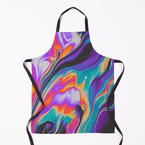 Item preview, Trippy Psychedelic Liquid Marble Holographic Cosmic Swirl Art designed and sold by LYAN-STORE.