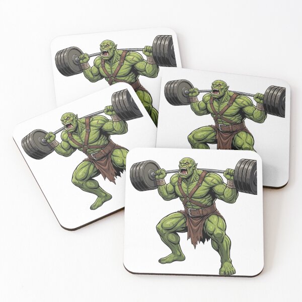 Item preview, Ork Waaagh Heavy Barbell Squat Classic T-Shirt designed and sold by pawsome purrfect.