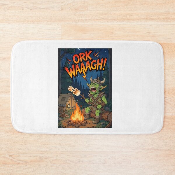 Item preview, Ork Waaagh Campfire Marshmallow Classic T-Shirt designed and sold by pawsome purrfect.