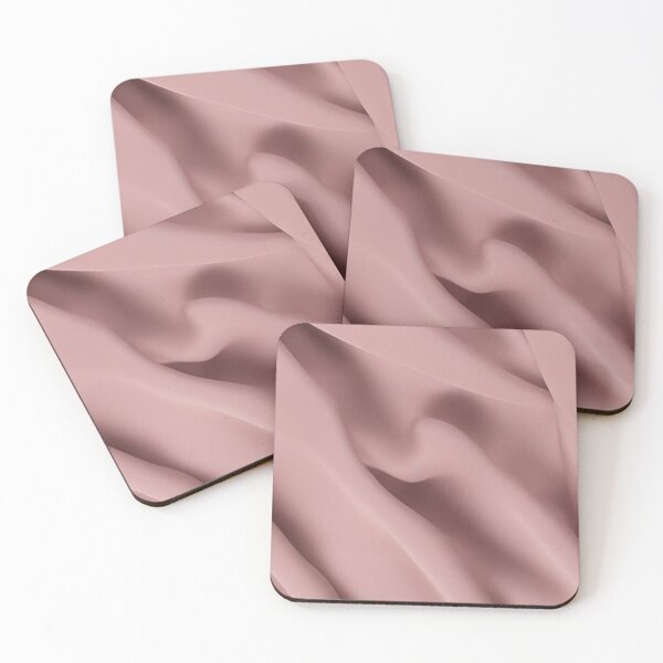 Item preview, Dusty Rose Silk Drapery Elegant Soft Pink Matte Satin Fabric Texture designed and sold by LYAN-STORE.