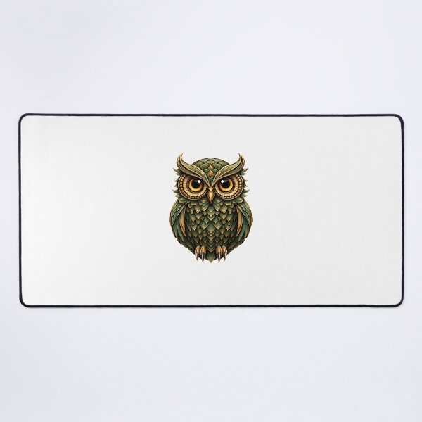 Item preview, Majestic Metallic Owl Illustration designed and sold by DKSH1234.