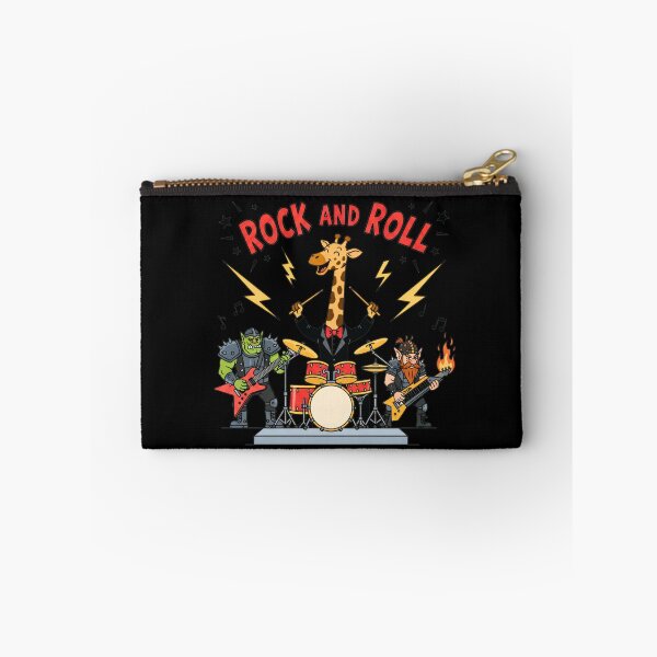 Item preview, Rock and Roll Giraffe Drummer | Funny Fantasy Rock Band | Cute Animal Musician | Orc & Dwarf Guitar Cartoon designed and sold by Madhav Creations Studio.