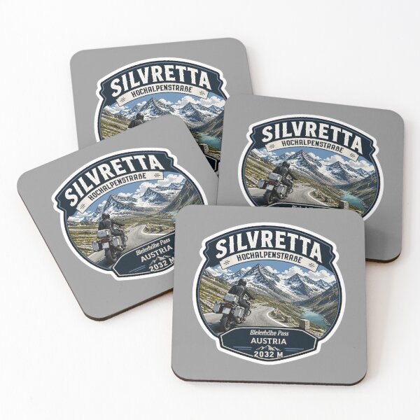 Item preview, Silvretta High Alpine Road Bielerhohe Pass Austria Motorcycle Sticker TShirt 05 designed and sold by OuterShellUK.