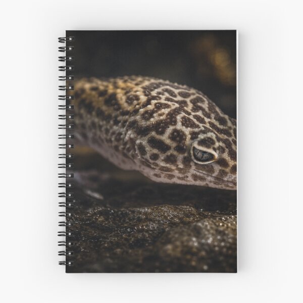 Item preview, Leopard Gecko Under Moonlight, Cinematic Dark Portrait designed and sold by NocturnalNook.