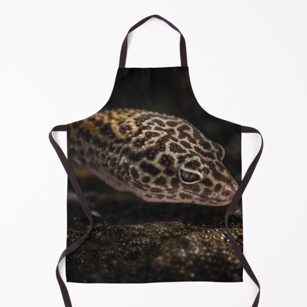 Item preview, Leopard Gecko Under Moonlight, Cinematic Dark Portrait designed and sold by NocturnalNook.