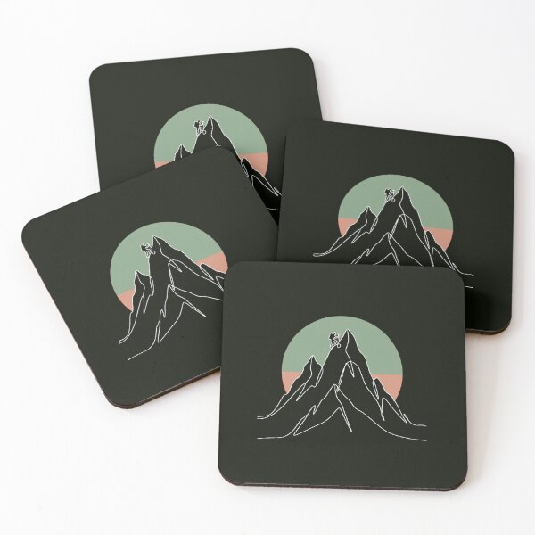 Item preview, Himalayan Mountaineering Minimalist Mountain Peak Silhouette Essential T-Shirt designed and sold by pawsome purrfect.