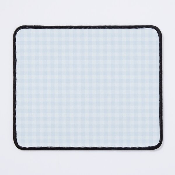 Item preview, Pastel blue gingham - plain designed and sold by Mohu Store.