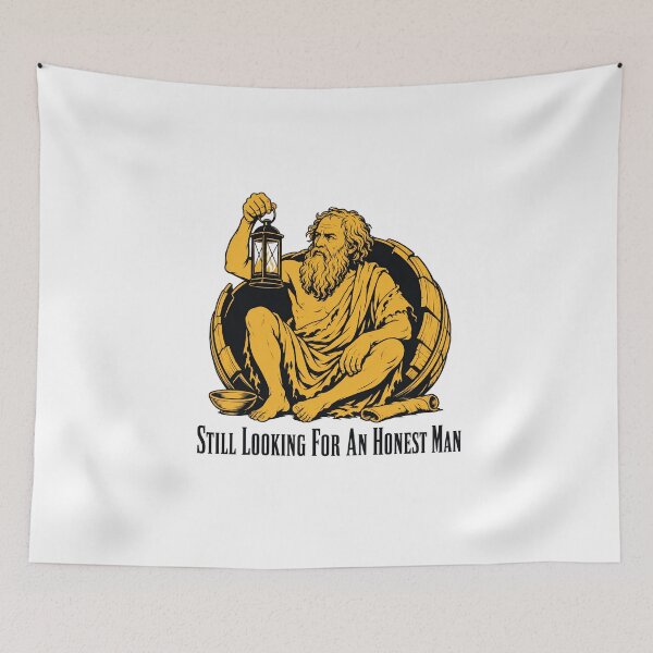 Item preview, Diogenes Still Looking for an Honest Man Ancient Greece designed and sold by Lolik Designs.