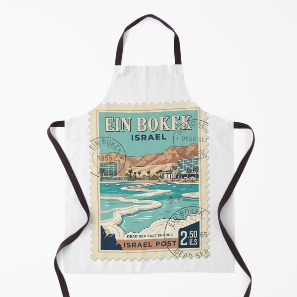 Item preview, Vintage Dead Sea Ein Bokek Israel Travel Stamp designed and sold by k3rstman1.