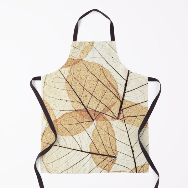 Item preview, Golden Amber Skeleton Leaves Translucent Botanical Veins Pattern designed and sold by LYAN-STORE.