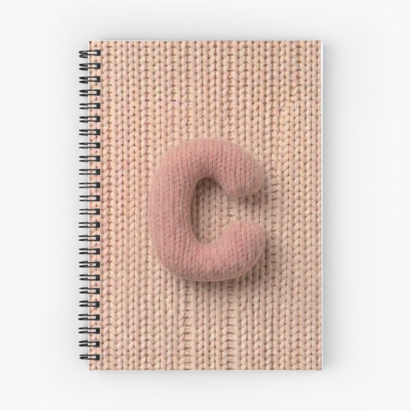 Item preview, Knitted Letter C Salmon Plush 3D Alphabet designed and sold by LuisWorks.
