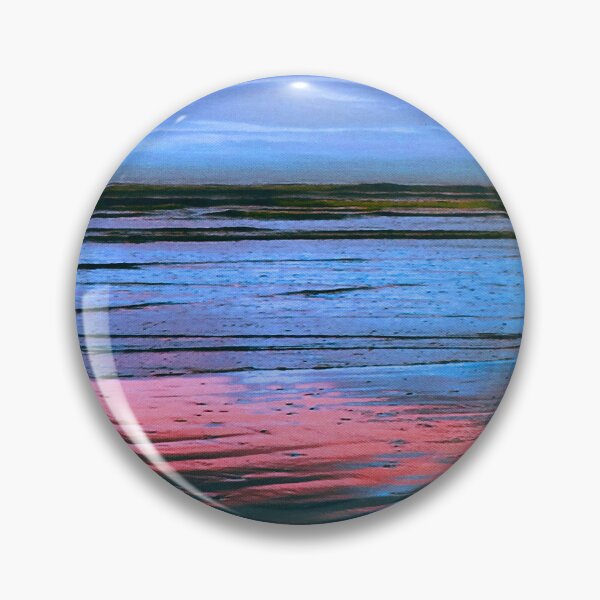 Item preview, Pink Sunset Reflections Over Dark Blue Ocean Abstract designed and sold by DEC02.