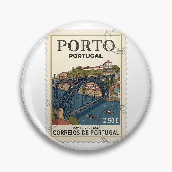 Item preview, Porto Portugal Dom Luis I Bridge Travel Stamp designed and sold by k3rstman1.