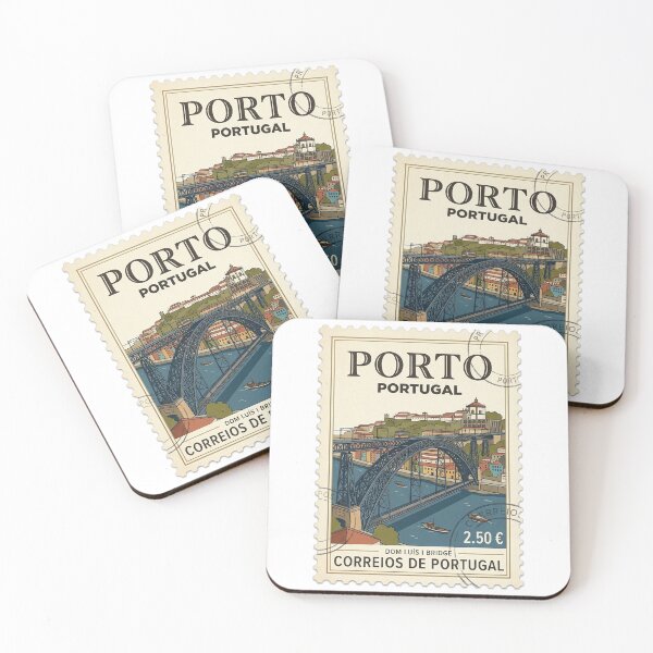 Item preview, Porto Portugal Dom Luis I Bridge Travel Stamp designed and sold by k3rstman1.