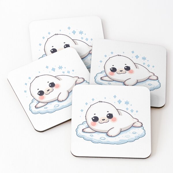 Item preview, For the Love Of Marine Mammals - Adorable Baby Weddell Seal designed and sold by pawsome purrfect.