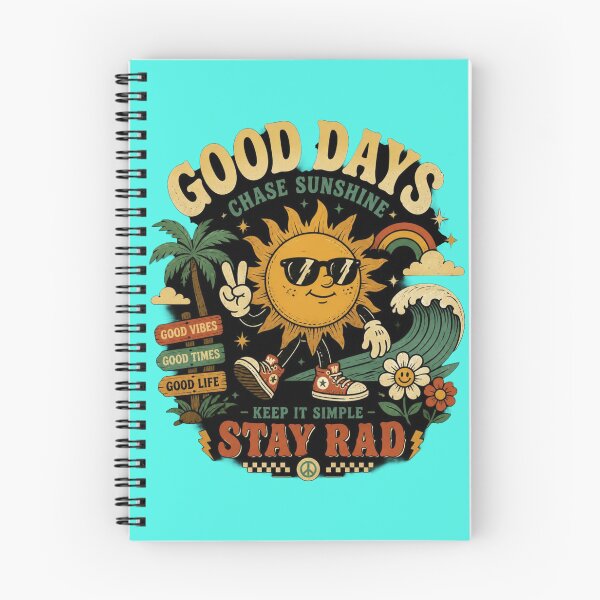 Item preview, Retro 70s Surf Sun Good Days Stay Rad designed and sold by Artsformore.