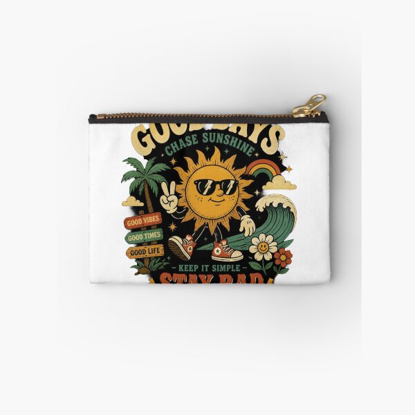 Item preview, Retro 70s Surf Sun Good Days Stay Rad designed and sold by Artsformore.